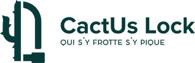 Logo vert foncé CactUs Lock